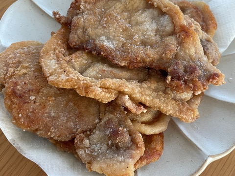 サクサク!豚肉の竜田揚げ焼き